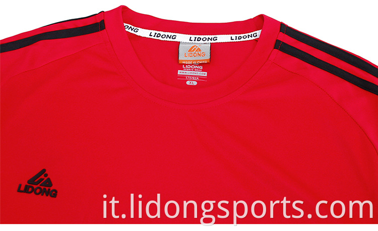 Maglia gialla calcio all'ingrosso uniforme da calcio personalizzato maglia logo personalizzato